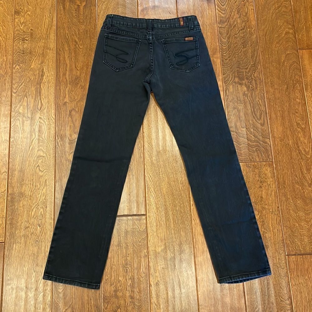 7 For All Mankind Bootcut Dark Gray Denim Jeans